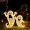 Glitzhome® Set of 2 Lighted Halloween 2.5D Ghosts Family Outdoor Decor
